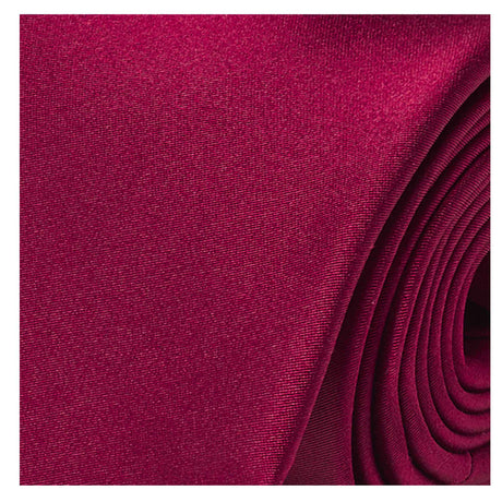 Cravate fine twill bordeaux