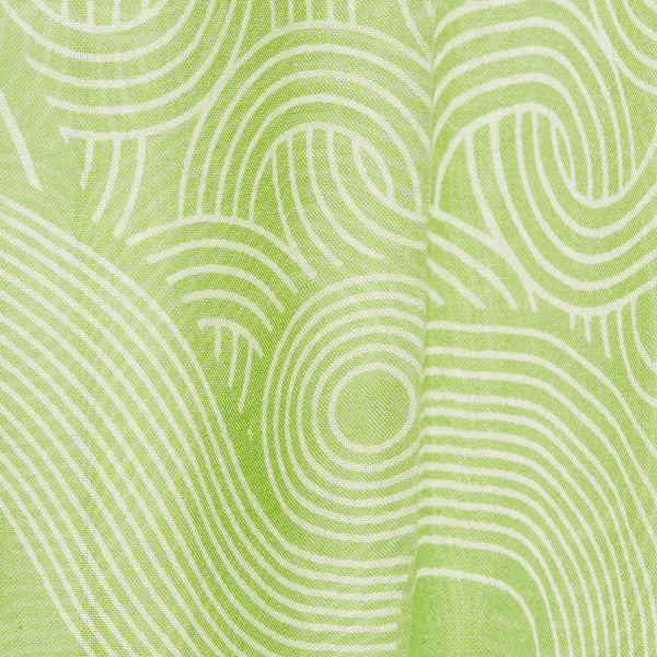 Foulard femme- motif Tokyo - vert d'eau