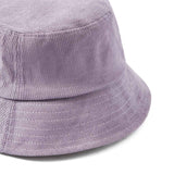 Chapeau bob en velours lilas