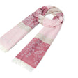 Etole jacquard motif floral rose