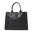 Grand sac cabas en cuir - noir