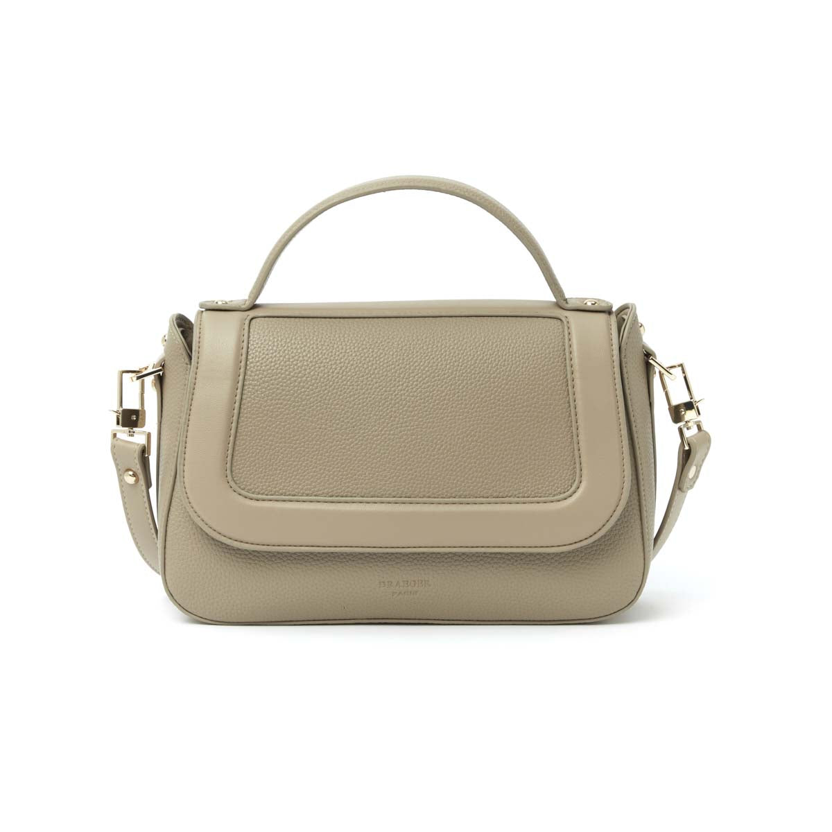 Sac trapèze - 100% cuir - Triple porté - Femme