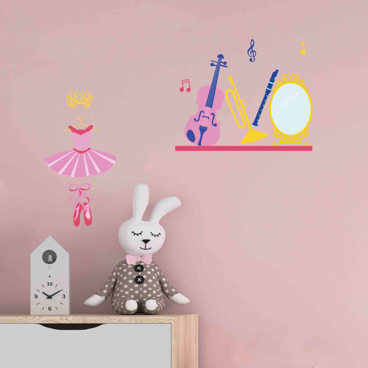 Sticker mural Ballerine