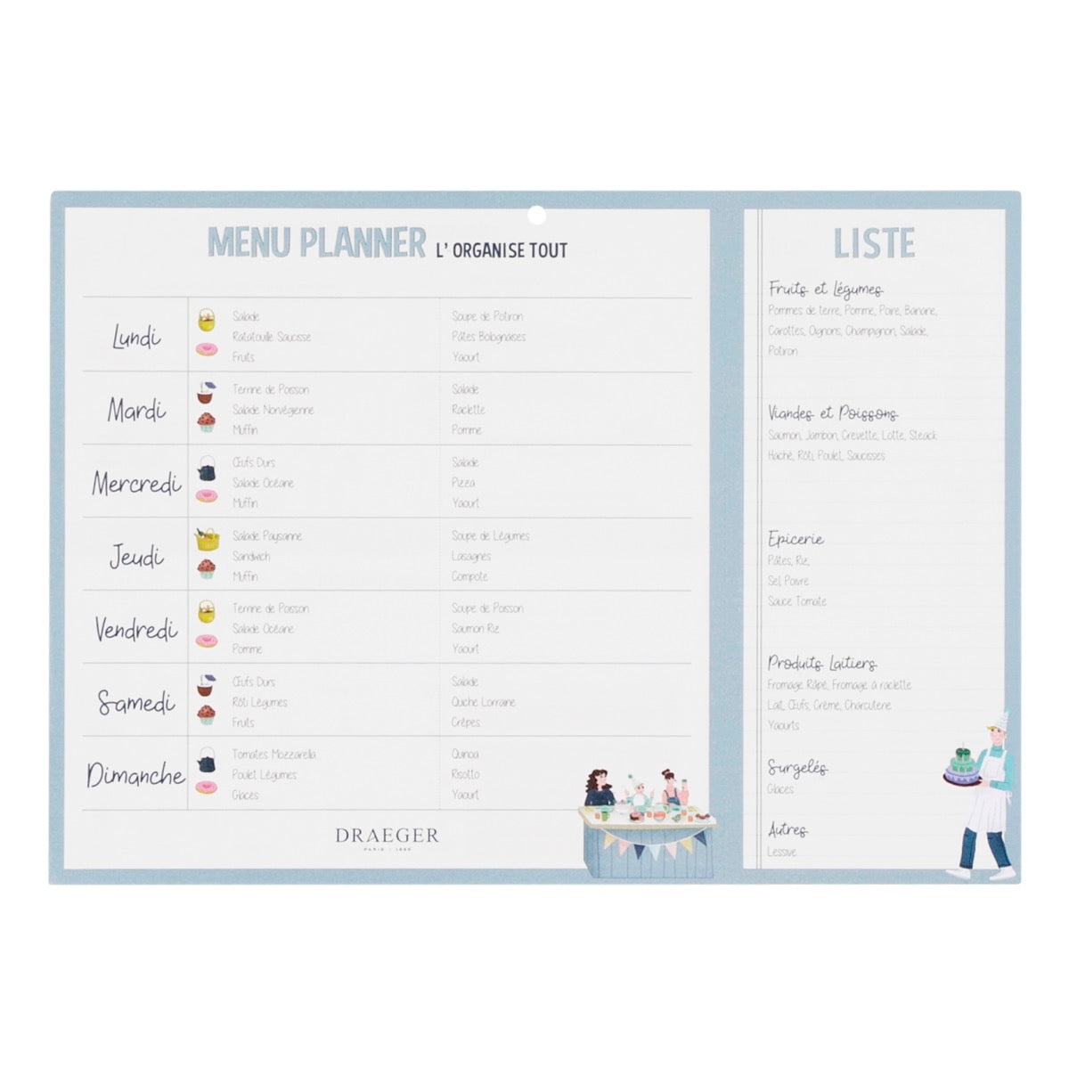 Menu planner - L'organise tout