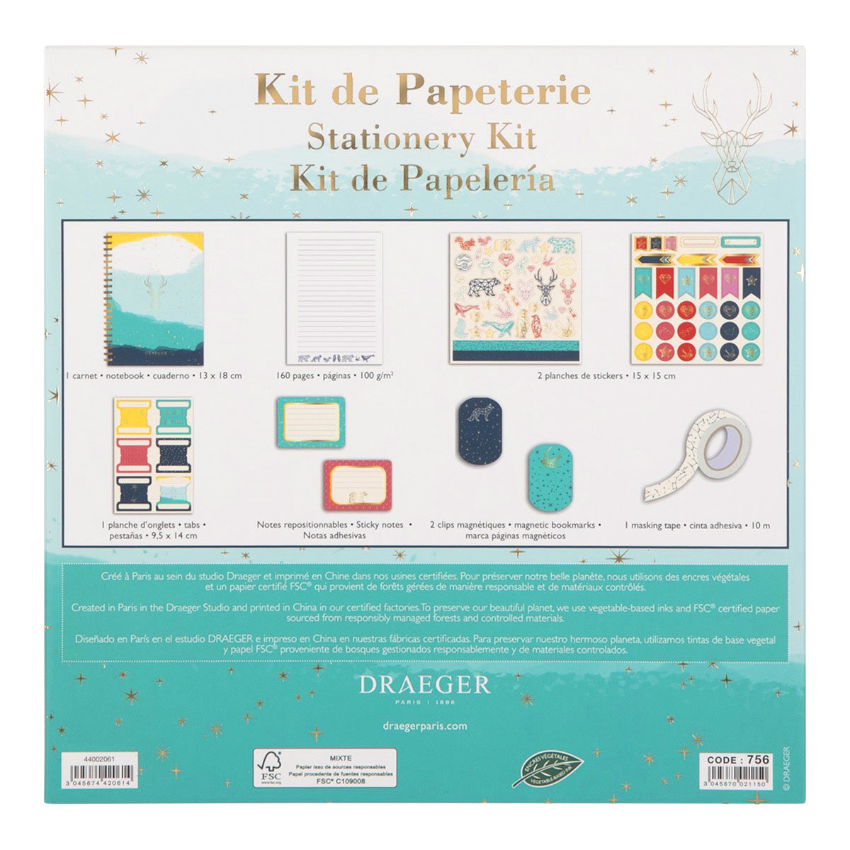 Kit de papeterie - Constellations