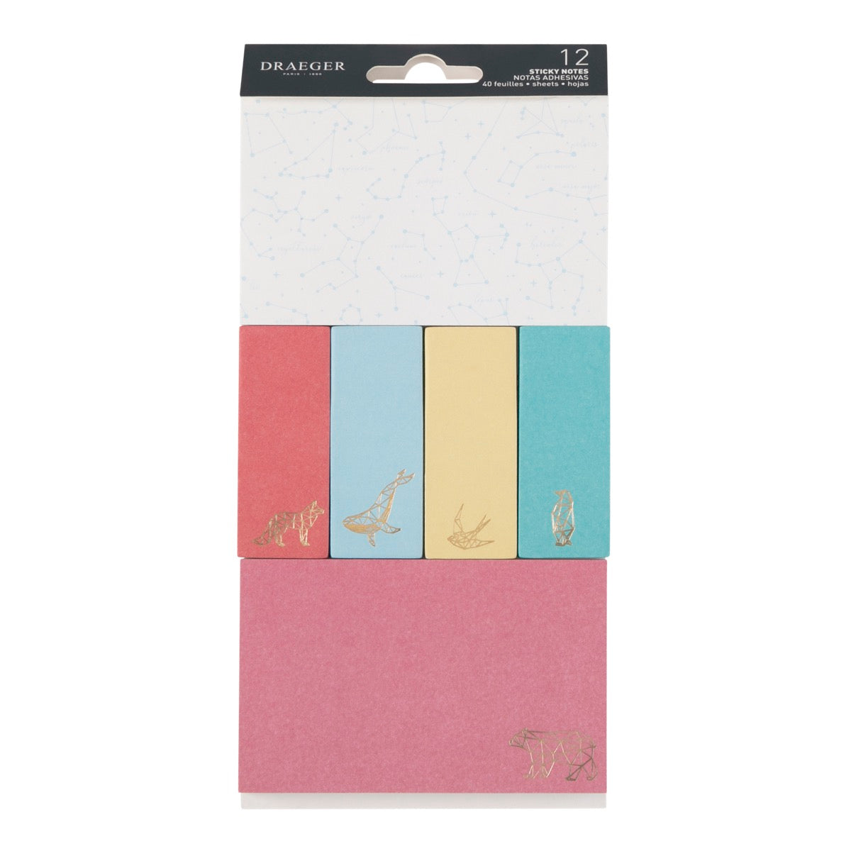 12 blocs de Sticky notes - Animaux