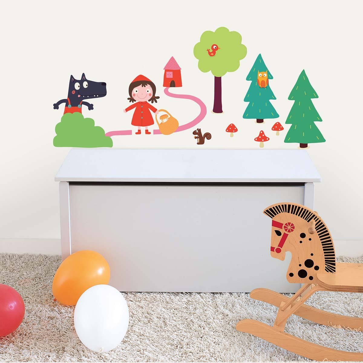 Sticker mural Le Petit Chaperon Rouge