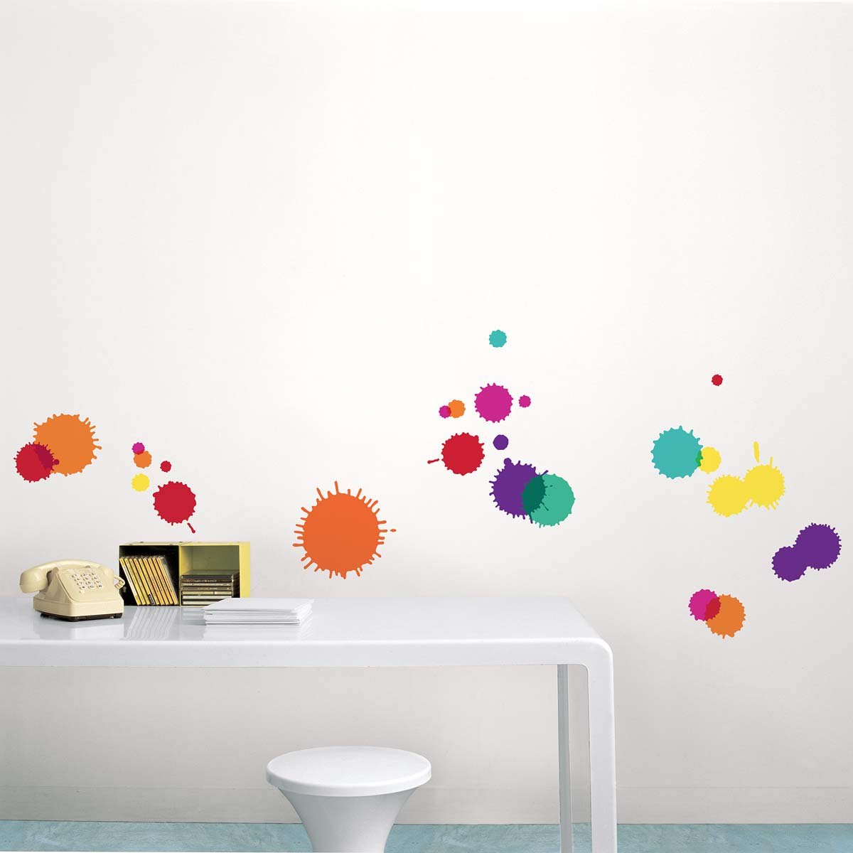 Sticker mural Taches multicolores