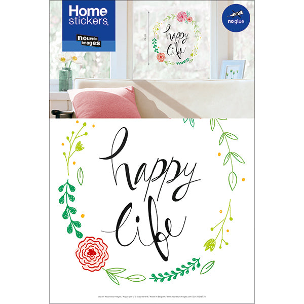 Sticker Fenêtre Happy Life