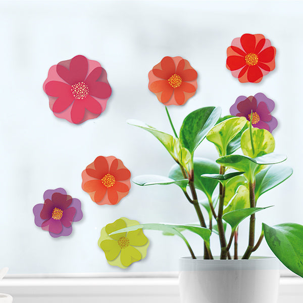 Stickers muraux Fleurs 3D