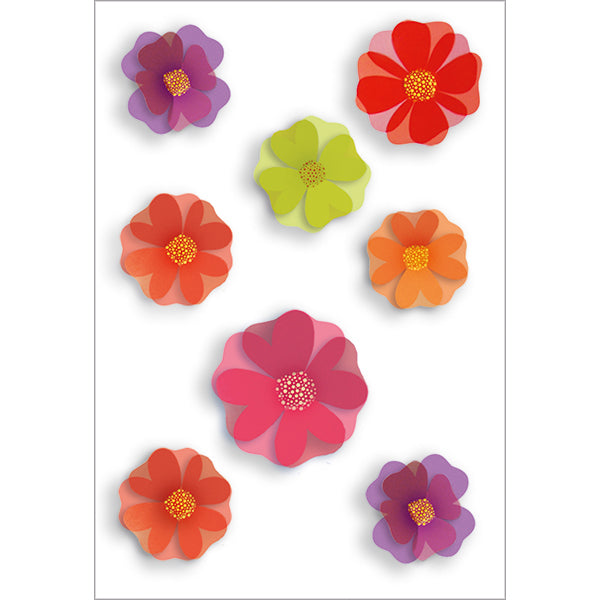 Stickers muraux Fleurs 3D