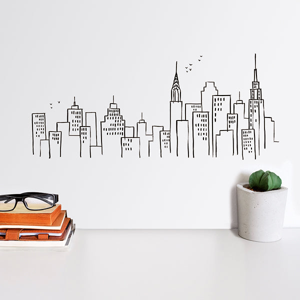 Sticker Transfert New York skyline