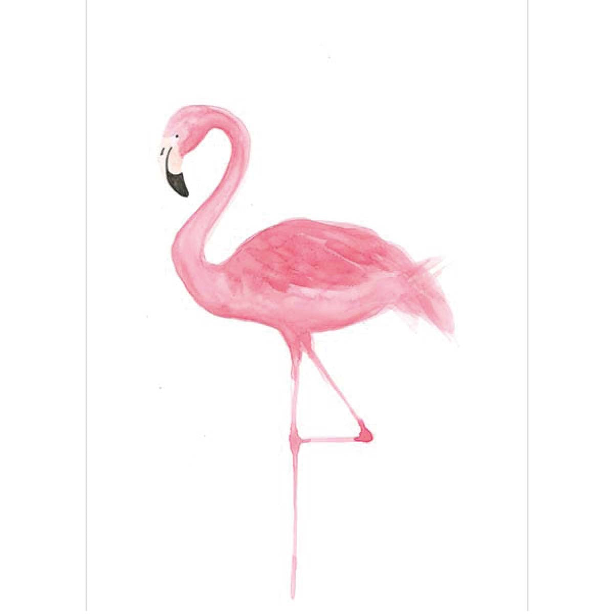 Sticker fenêtre Flamant Rose