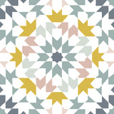 Tile stickers 15x15 cm Pastel azulejo pattern