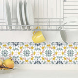 Tile stickers 15x15 cm Pastel azulejo pattern