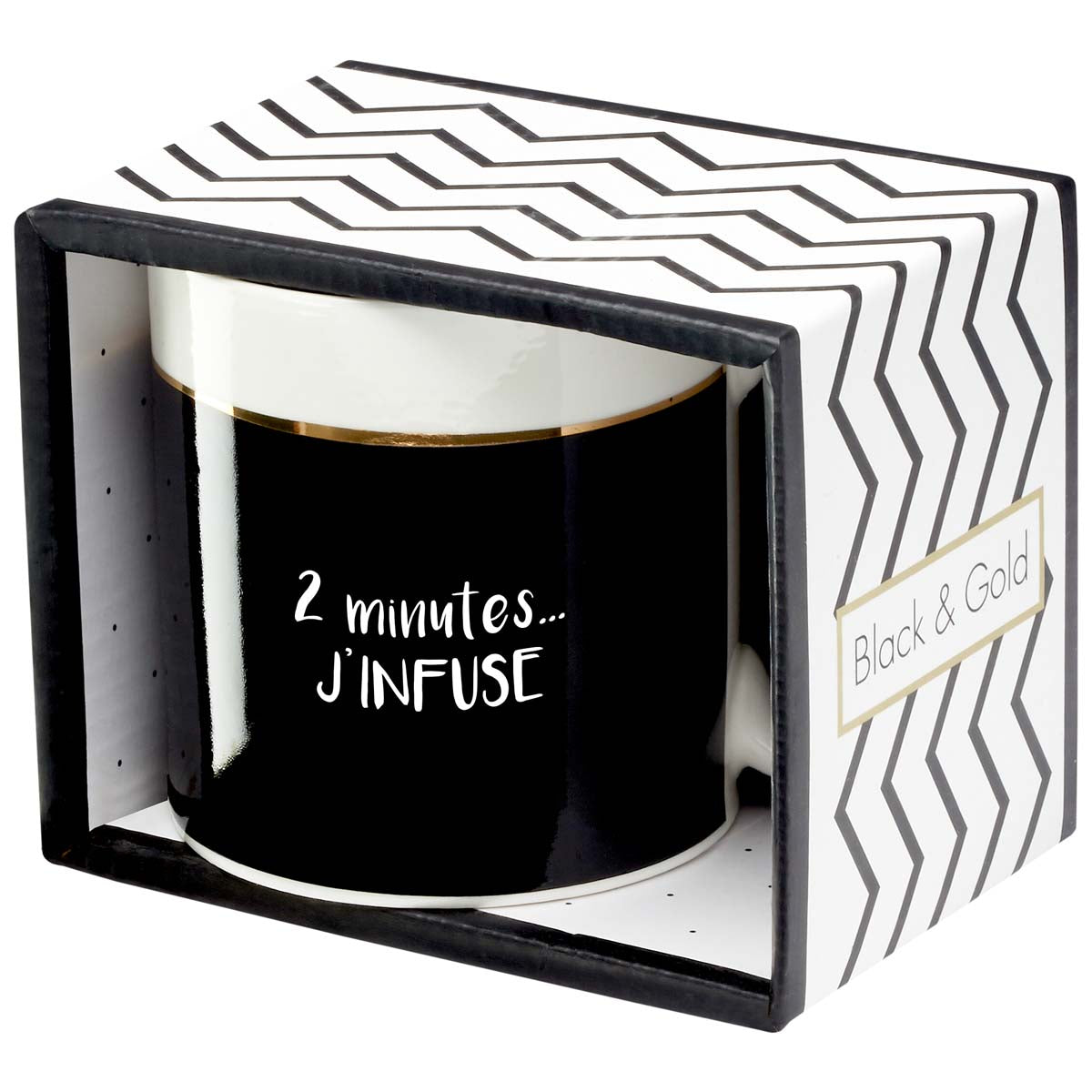 Mug cadeau 2 minutes... J'infuse