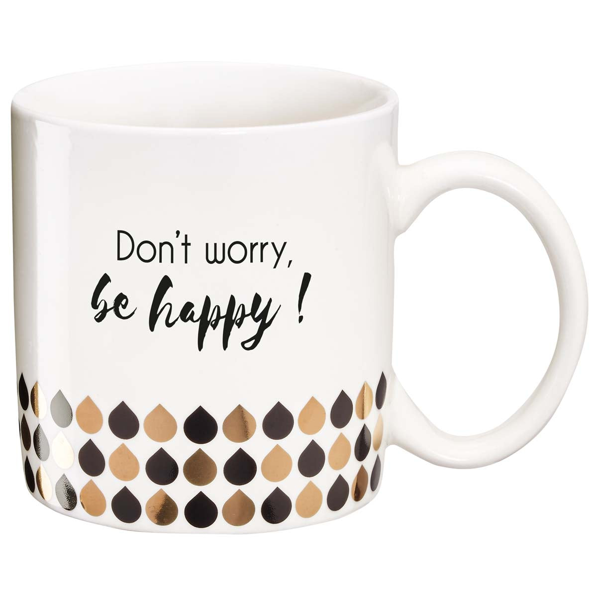 Mug cadeau Don't worry, Be happy