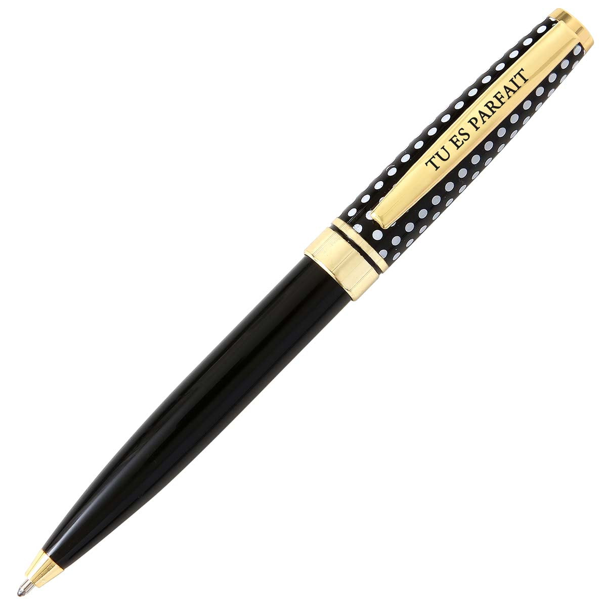 stylo bille noir rétractable Tu es parfait