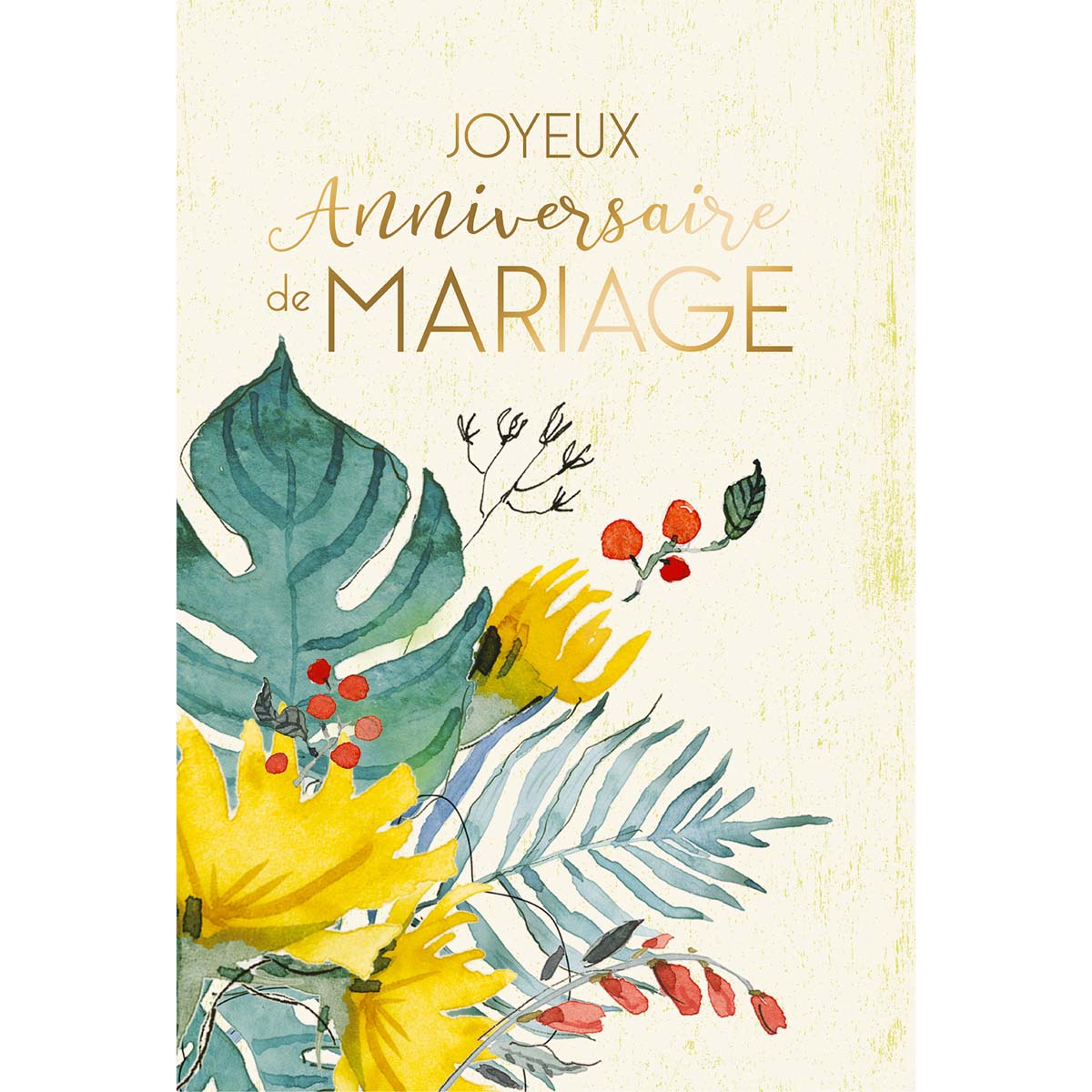 Carte Anniversaire de Mariage – Draeger Paris