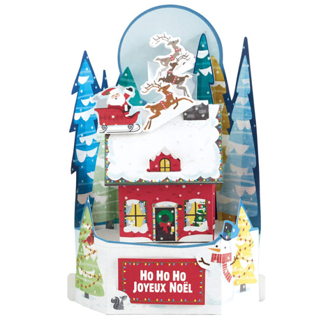 Carte de voeux Noël Pop up 3D - Père Noël