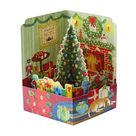 Carte de voeux Noël Pop up 3D - Ambiance de Noël