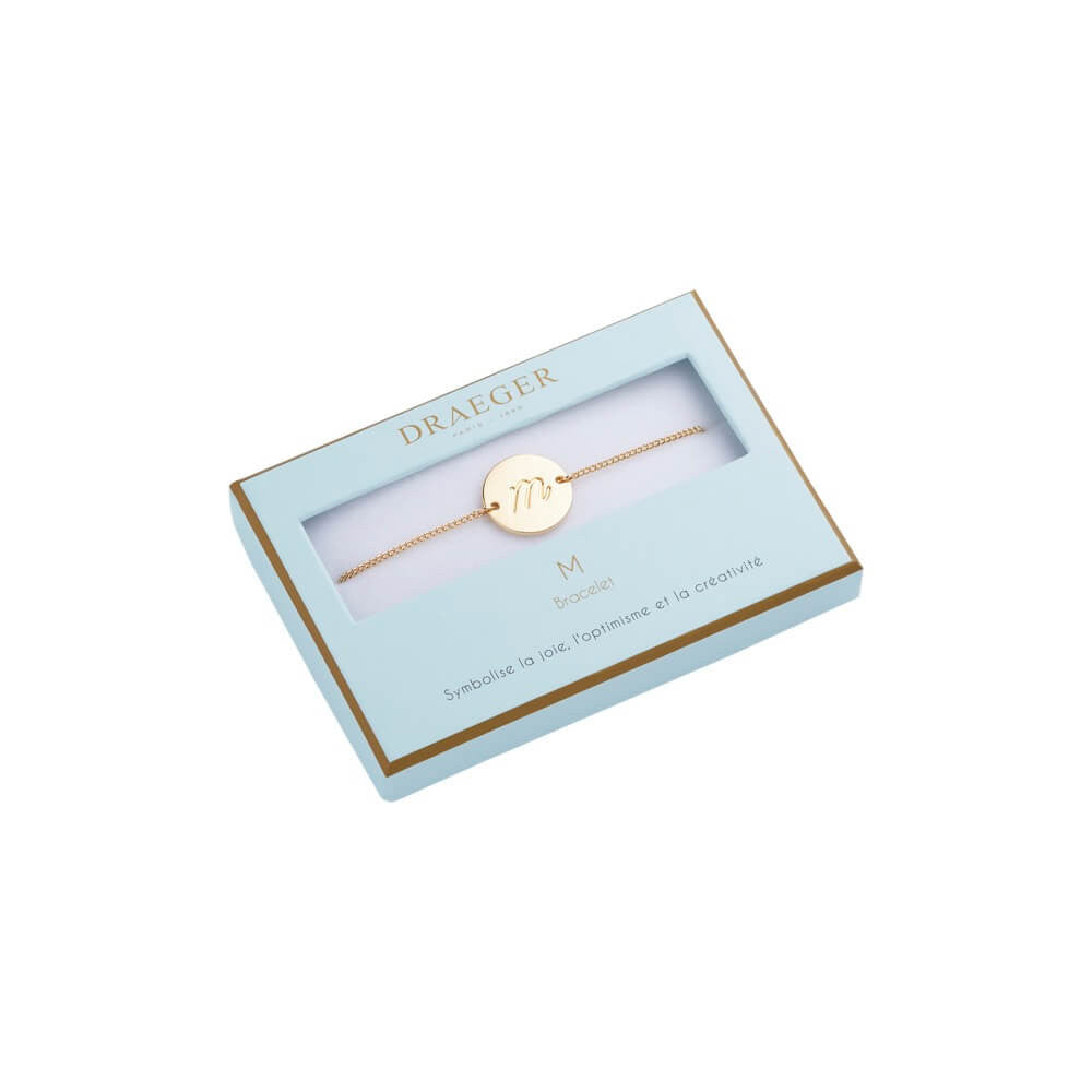 Pastel Chic first name initial bracelet