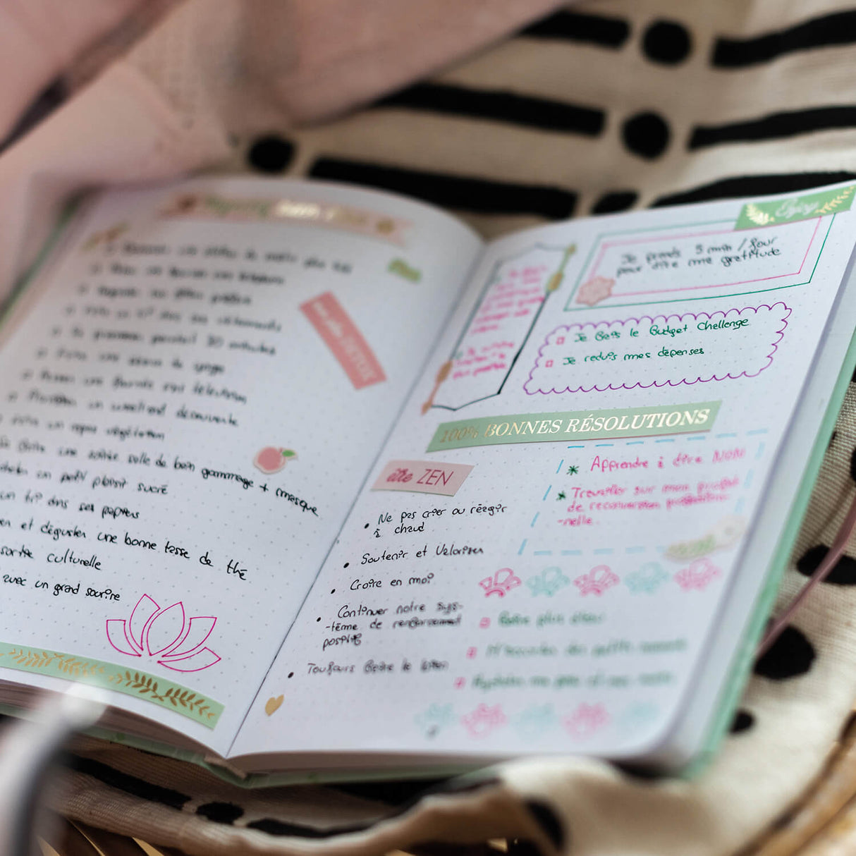 Kit de décoration Bullet journal Wellness