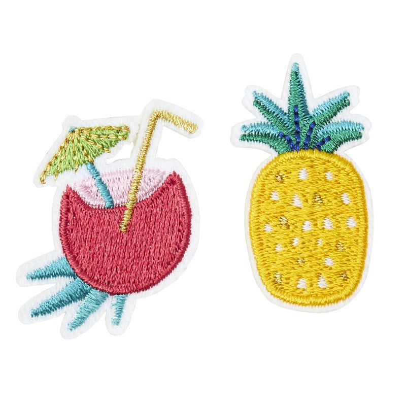 Broche brodée Coco Ananas