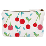 Cherry cotton pouch