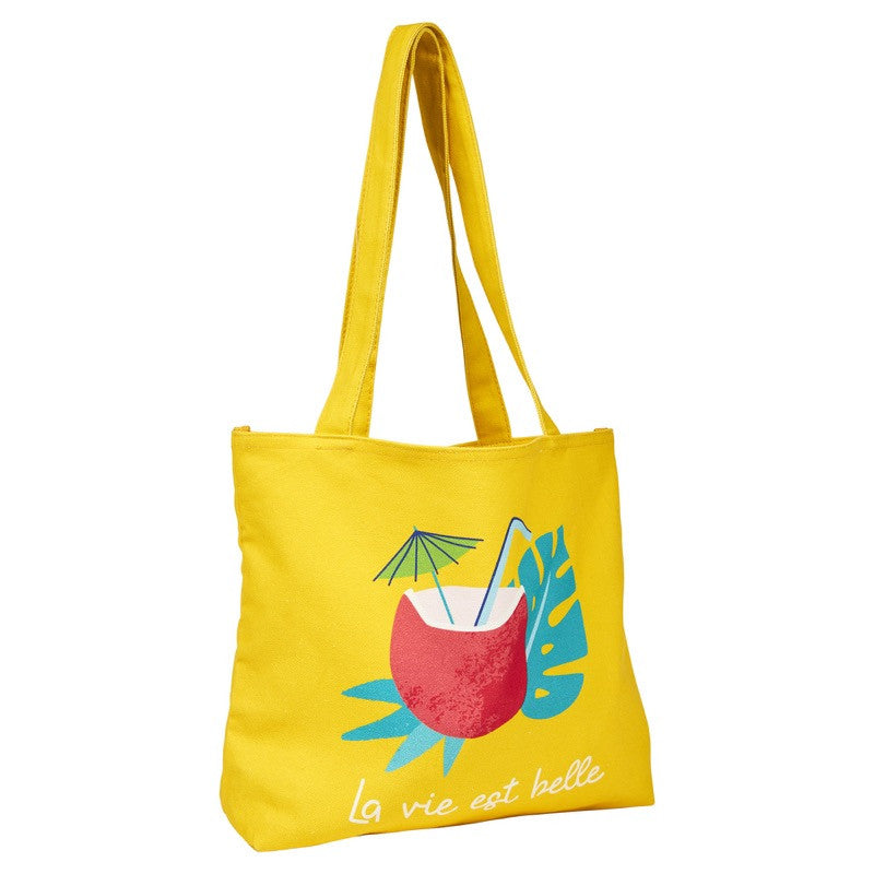 Tote bag coton La vie est belle