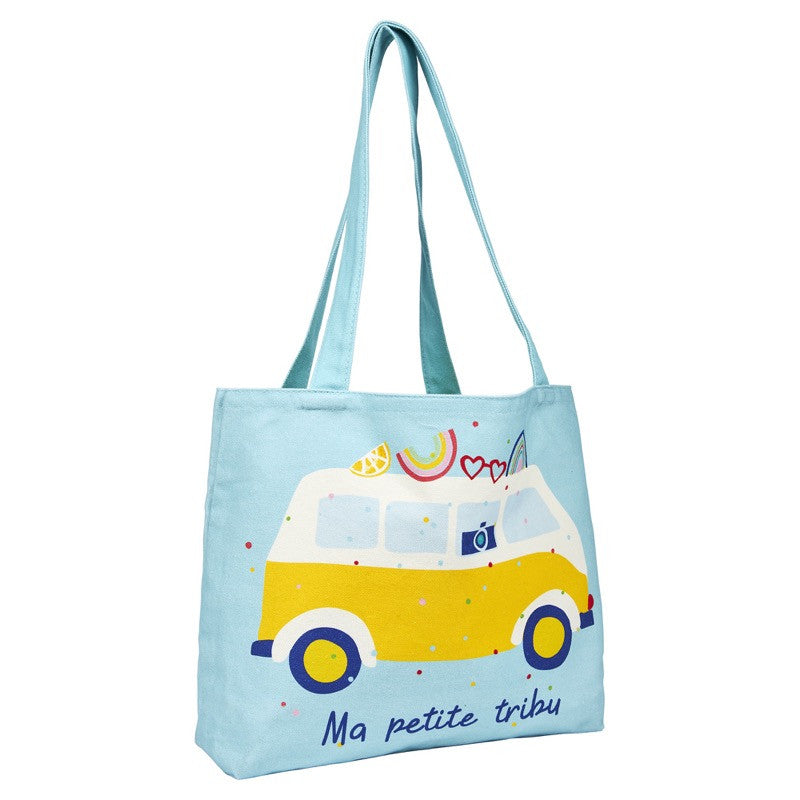 Tote bag coton Ma petite tribu