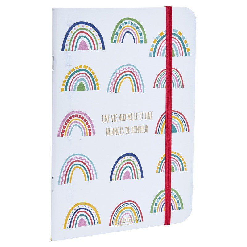 Carnet A5 Arcs-en-ciel