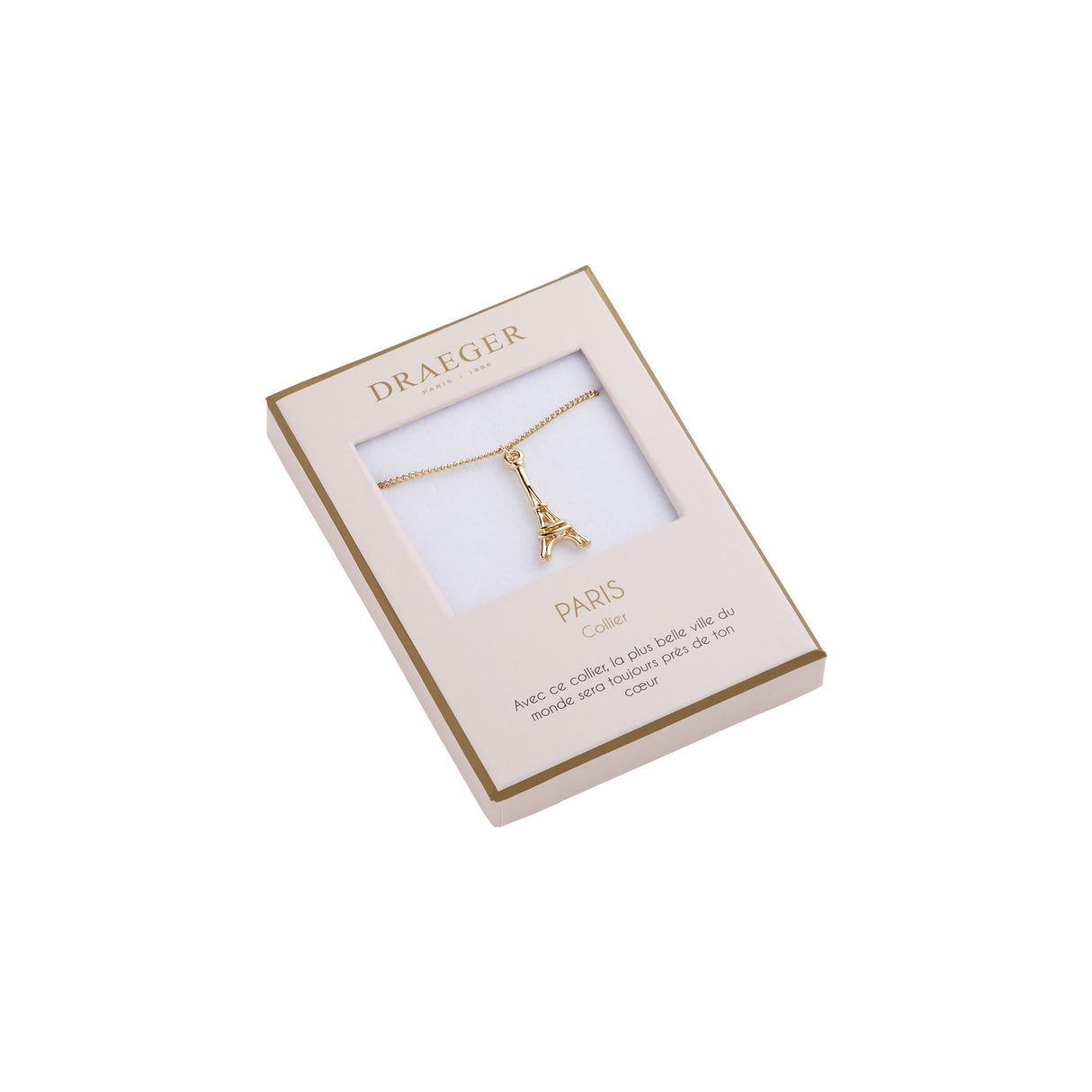 Collier Tour Eiffel Pastel Chic