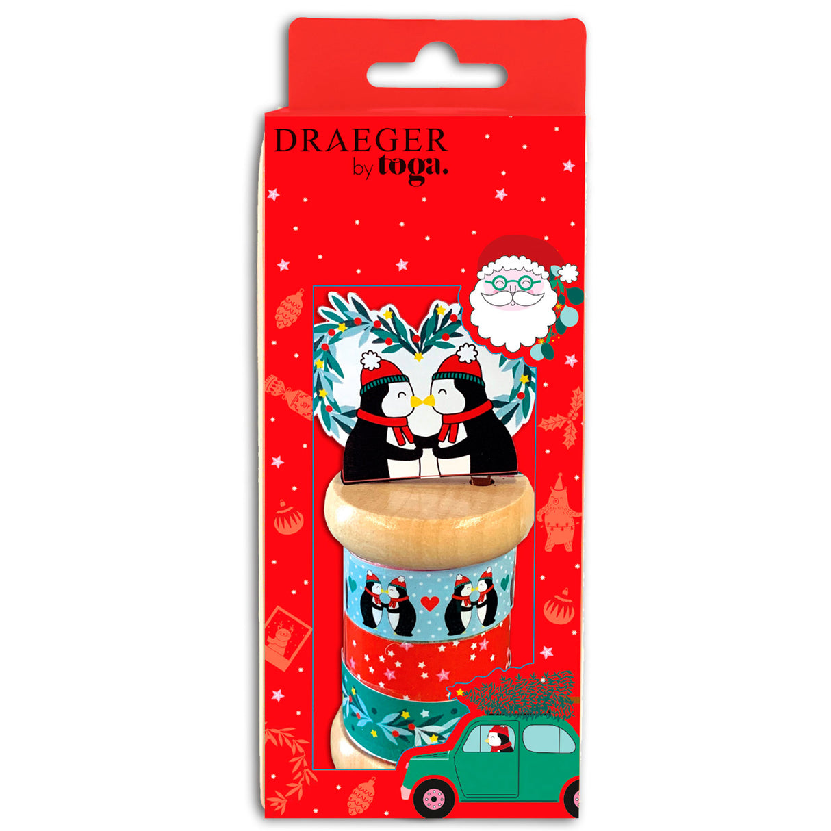 Mini masking tapes Noël 3x15 m