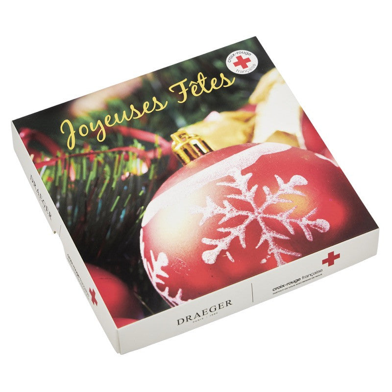 Red Cross Happy Holidays greeting card box