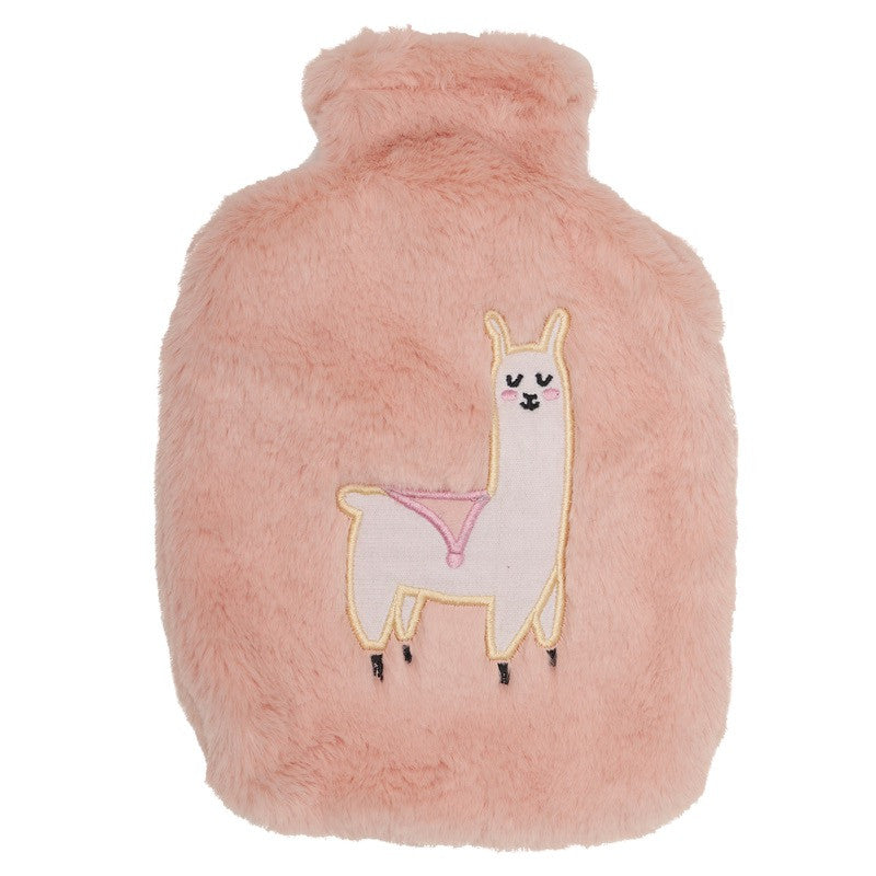 Bouillotte peluche Lama