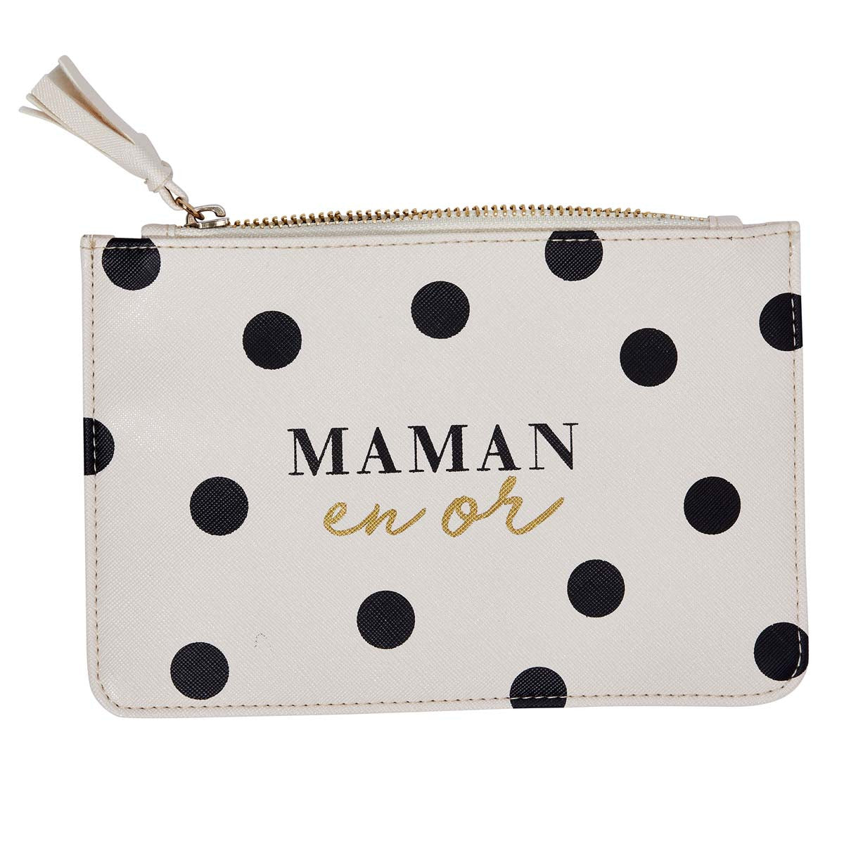 Pochette Maman en or