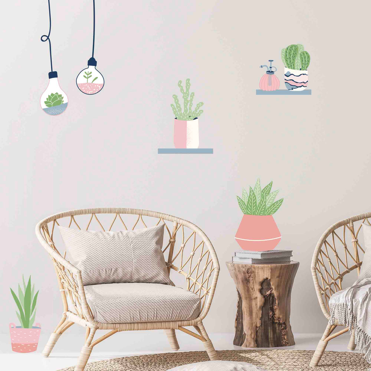 Sticker mural Plantes vertes