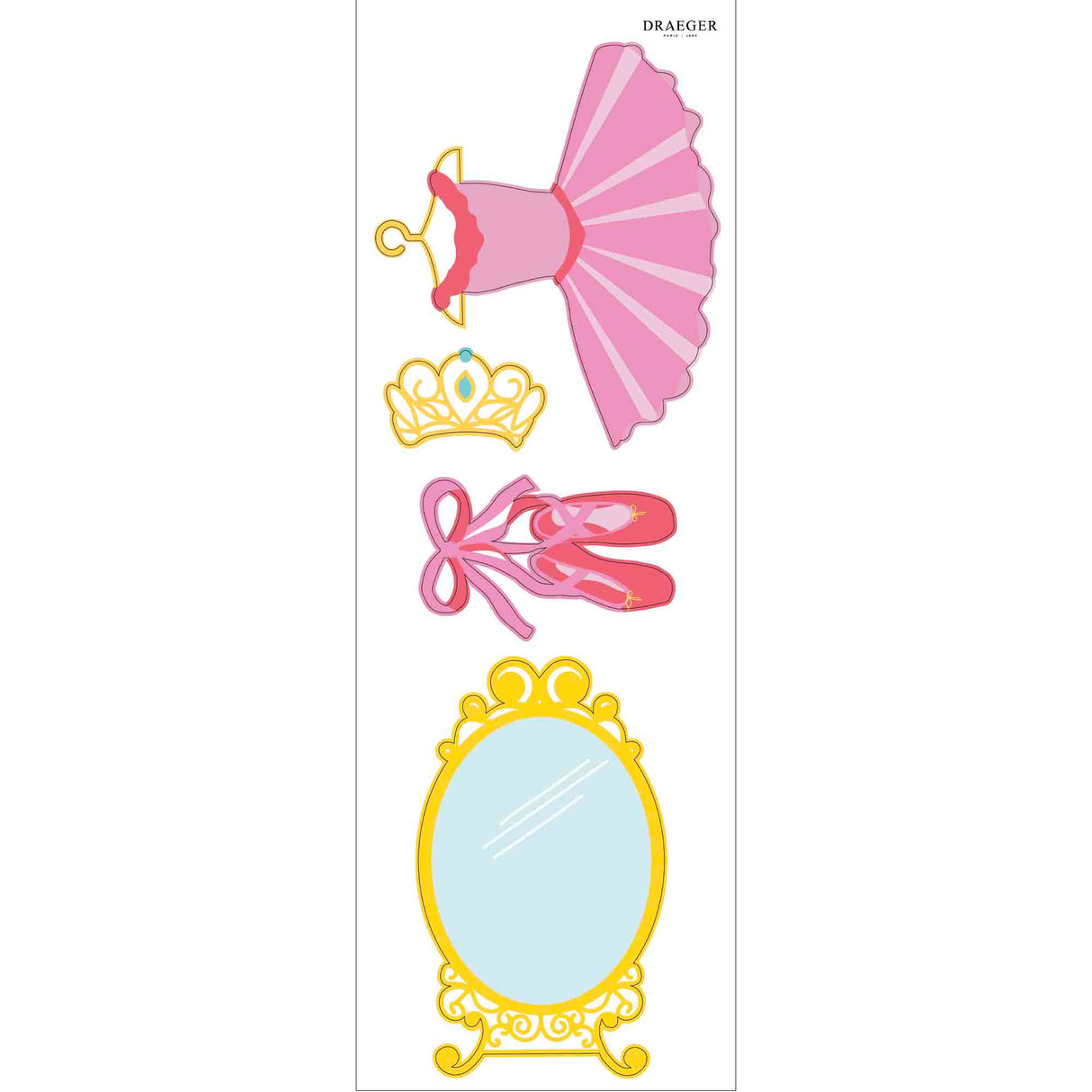 Sticker mural Ballerine