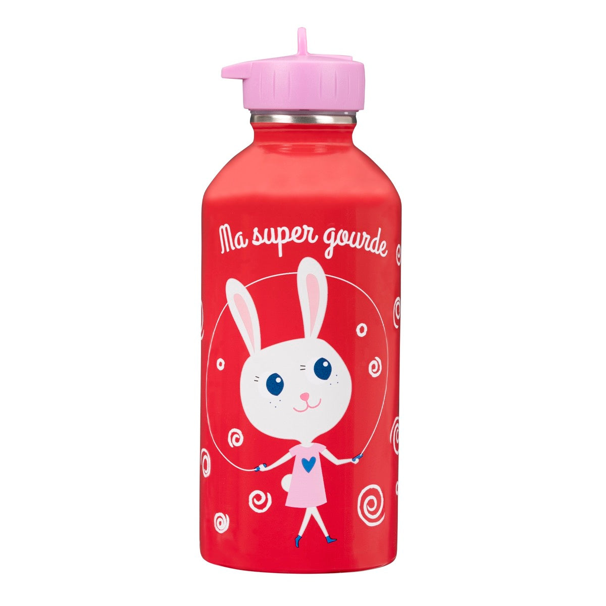 Gourde inox enfant - Ma super gourde - lapin