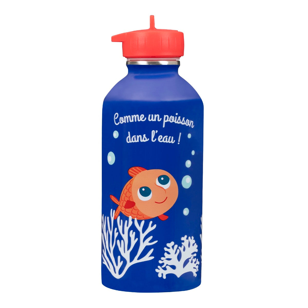 Gourde inox enfant - Poisson dans l'eau