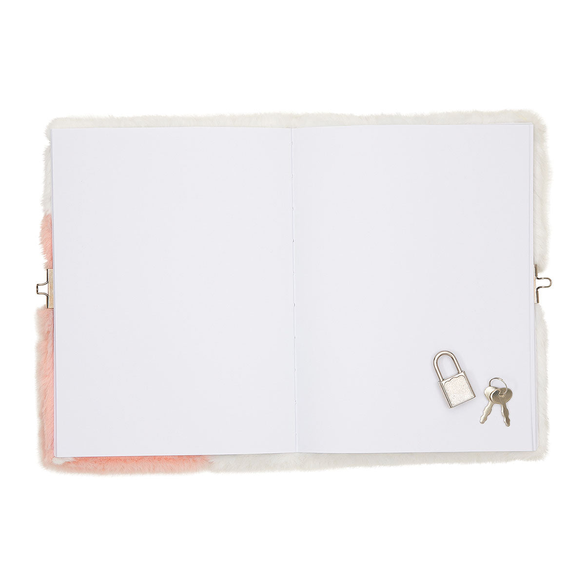 Journal intime peluche Licorne corail