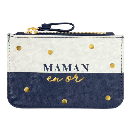 Petite pochette Maman en or