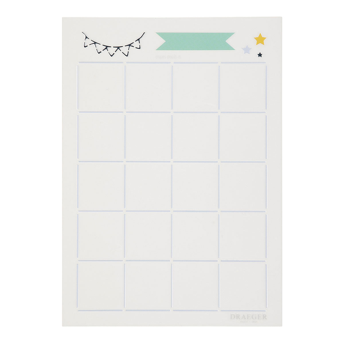 Pochoir Bullet journal Agenda mois