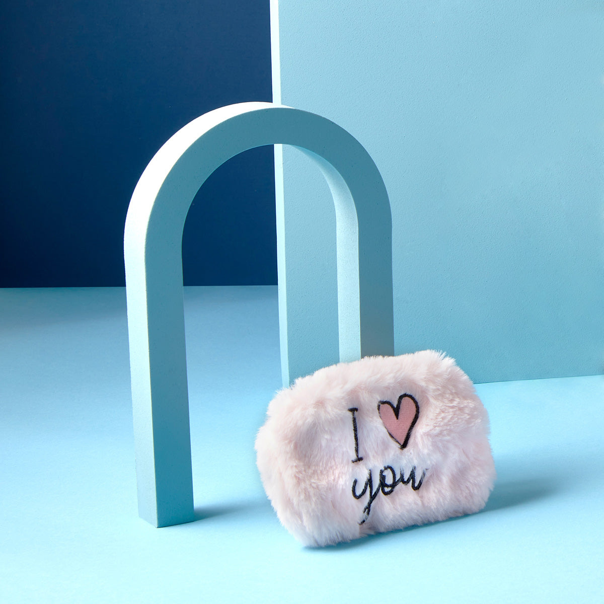 Porte-monnaie peluche I love you