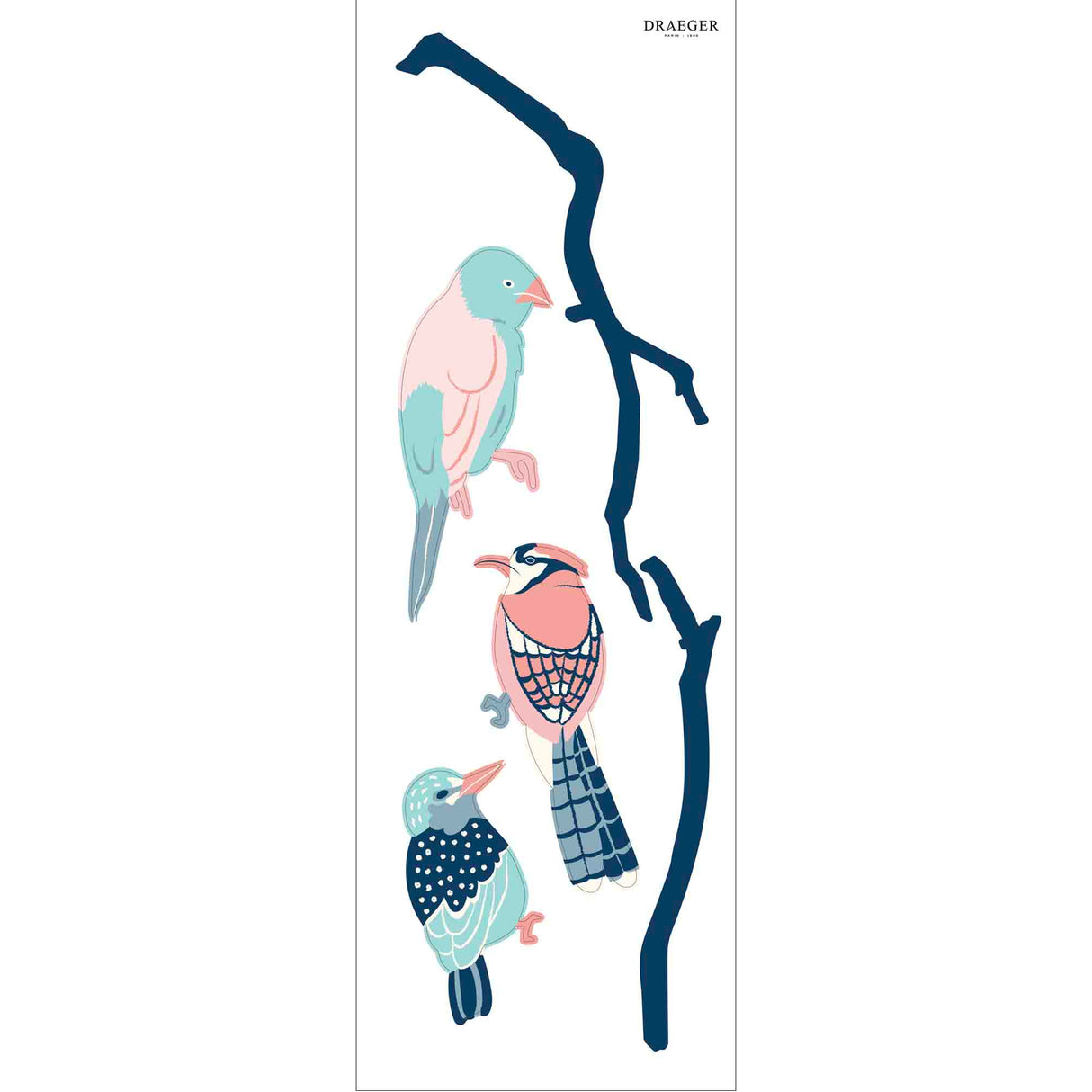 Sticker mural Oiseaux sur leur branche